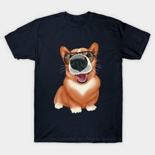 Corgi with sunglasses T-Shirt